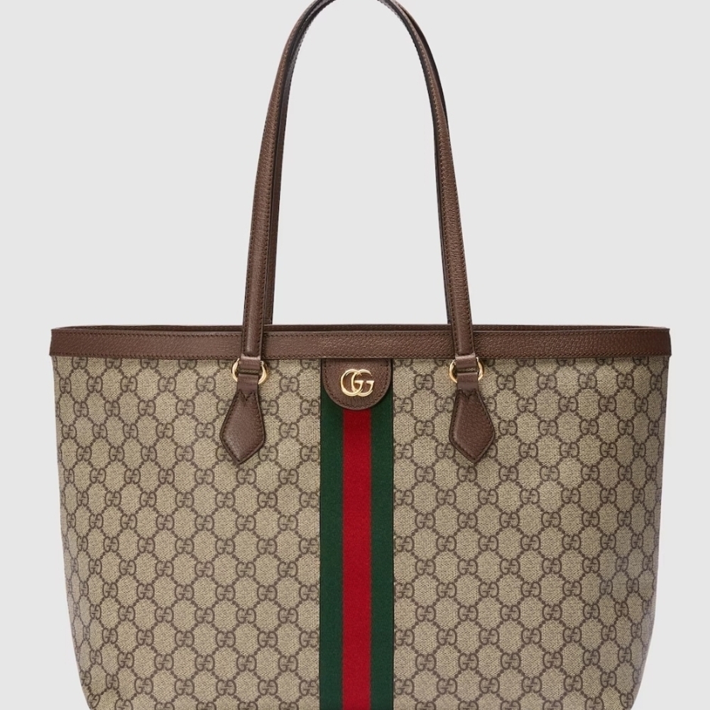 Gucci Brown Monogram Tote Bag